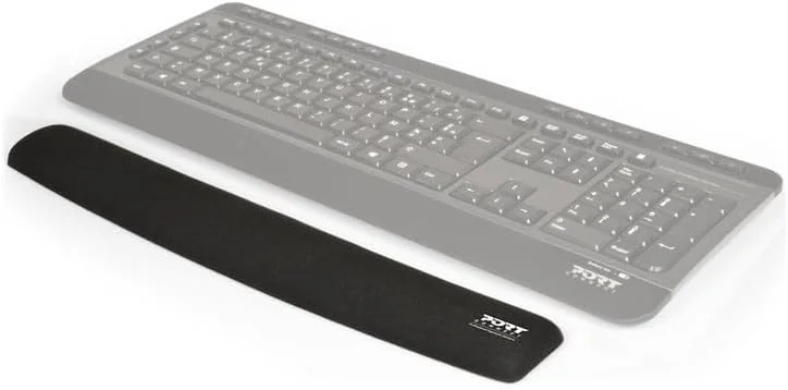 Apoio de Pulso Ergonómico para Teclado em Gel Port Designs Preto - Imagem 4