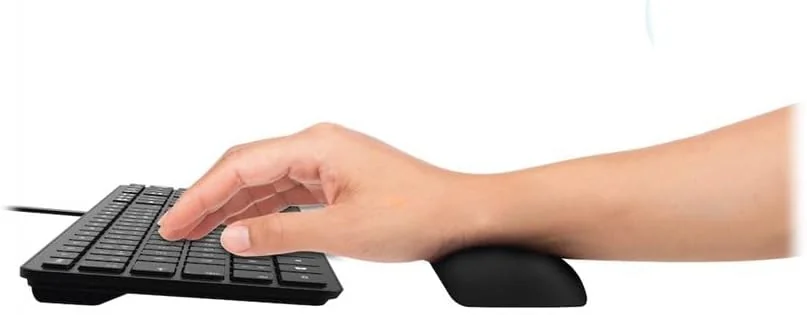 Apoio de Pulso Ergonómico para Teclado em Gel Port Designs Preto - Imagem 3