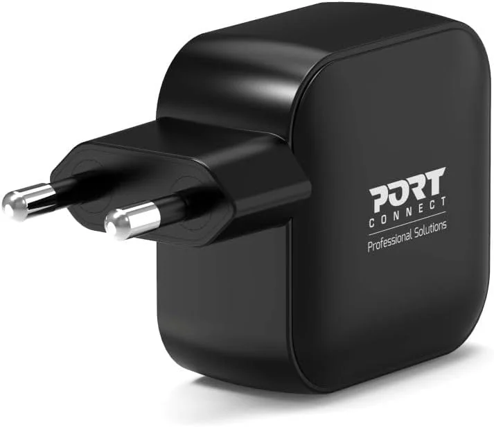 Carregador de Parede Port Designs USB-C PD 65W GaN + Cabo USB-C 2m EU - Imagem 5