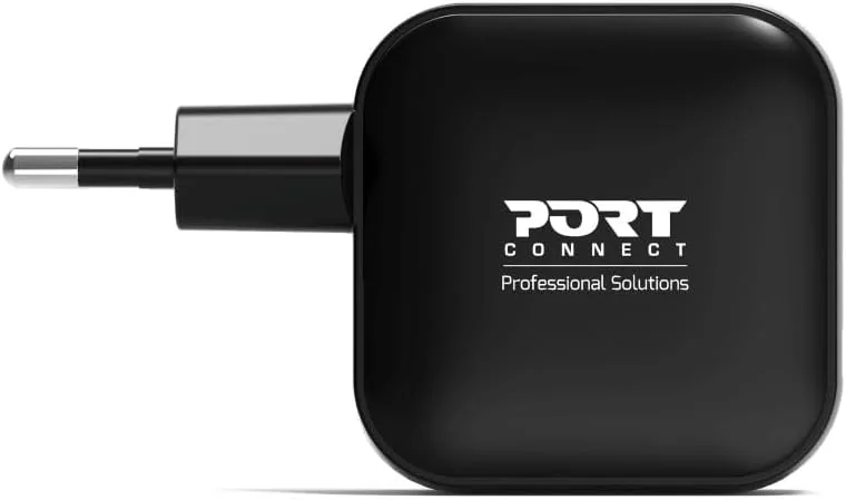 Carregador de Parede Port Designs USB-C PD 65W GaN + Cabo USB-C 2m EU - Imagem 3