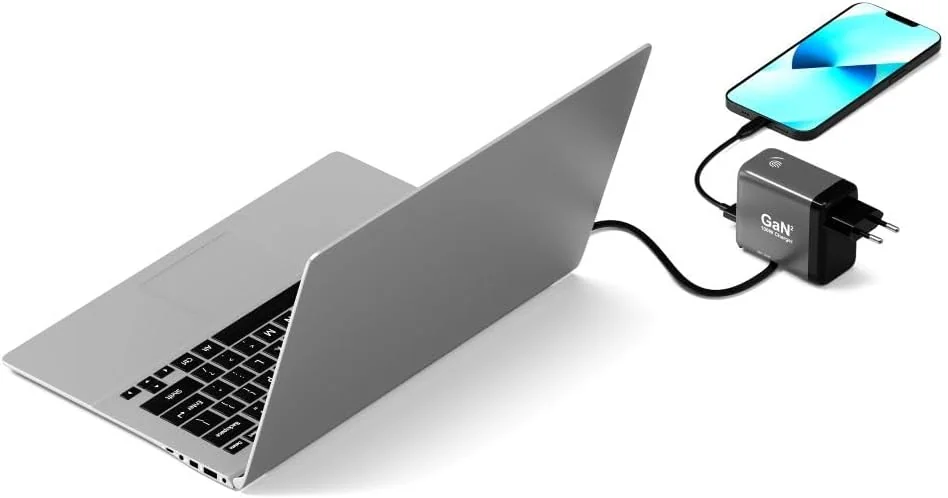 Carregador GaN Port Designs USB-C 100W PD 3.0 OLED Retractable Cable Universal para Portátil Smartphone - Imagem 11