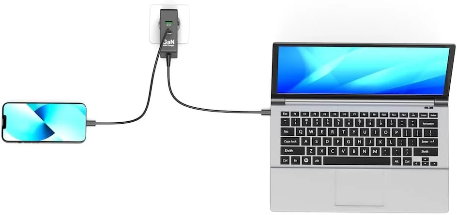 Carregador de Parede Port Designs USB-C PD 100W GaN Universal Travel - Imagem 2