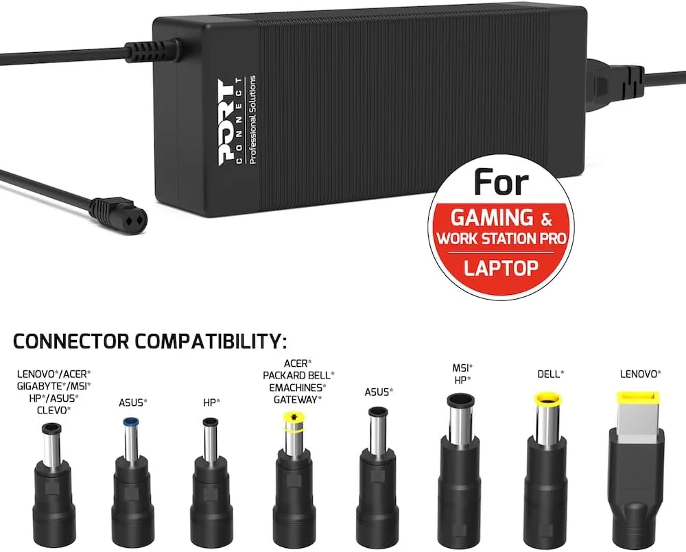 Fonte de Alimentação Universal Port Designs 250W para Portáteis Gaming e Workstation EU - Imagem 8