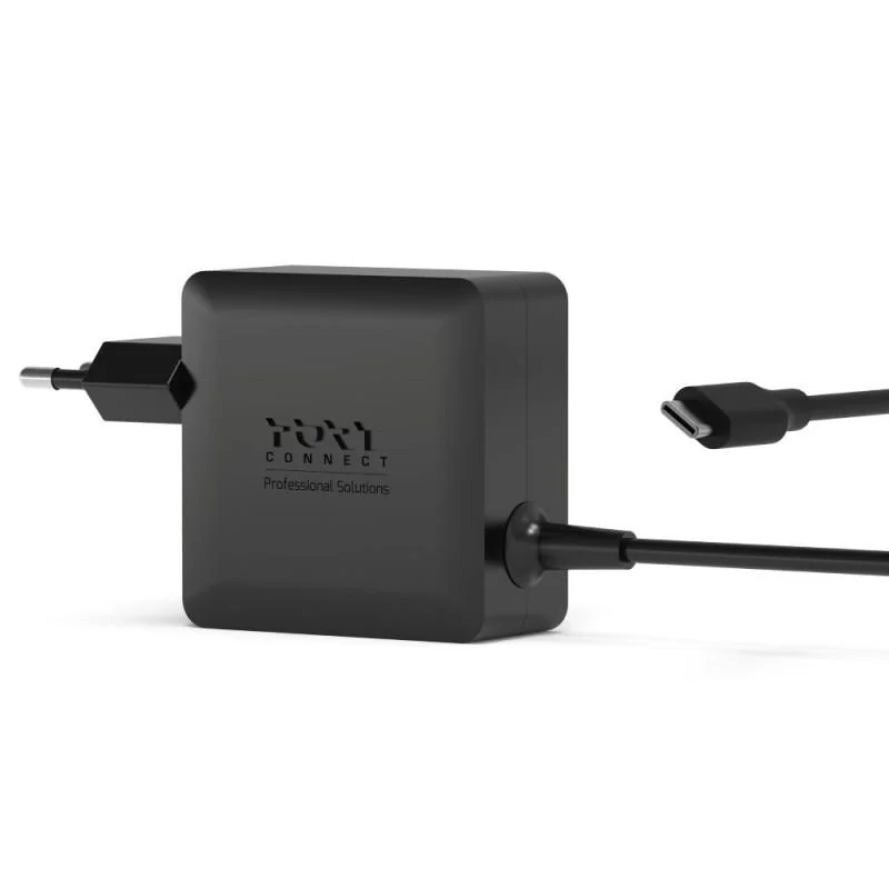 Carregador USB-C Port Designs GaN 65W EU Plug PD para Ultrabook MacBook Air Smartphone Tablet - Imagem 1