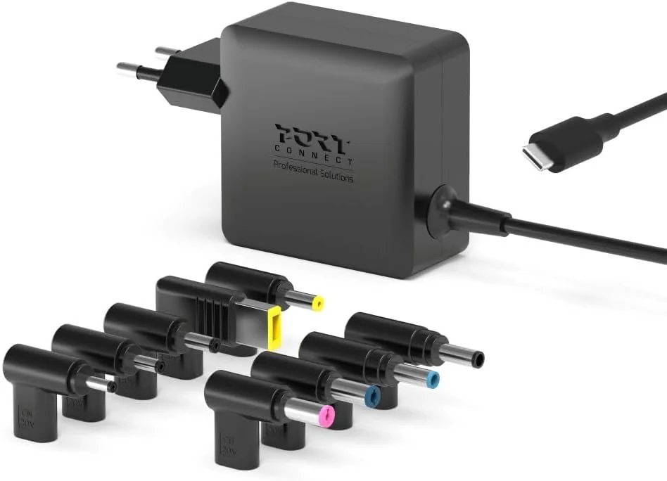 Alimentador Port Designs GaN 65W Universal Plug-In EU - Imagem 4