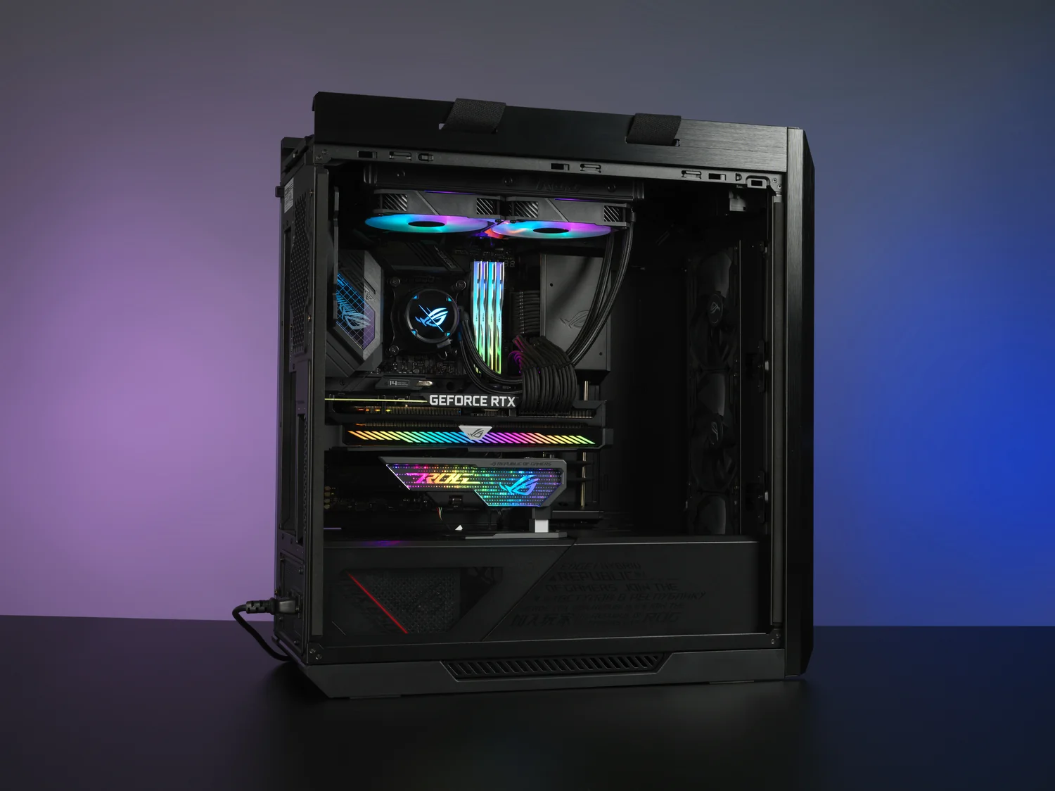 Suporte para placa gráfica ASUS ROG Herculx Universal ARGB - Imagem 7