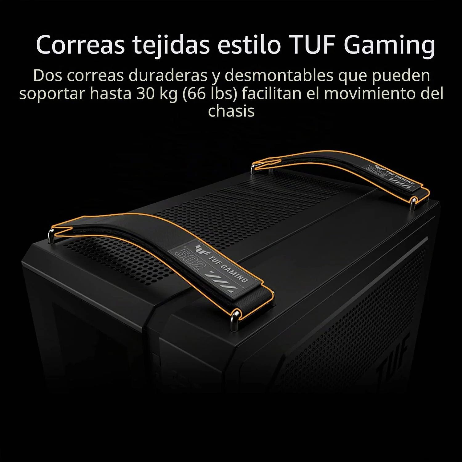 Caixa PC midi tower ATX ASUS TUF Gaming GT502 Plus TG ARGB vidro temperado branca - Imagem 6
