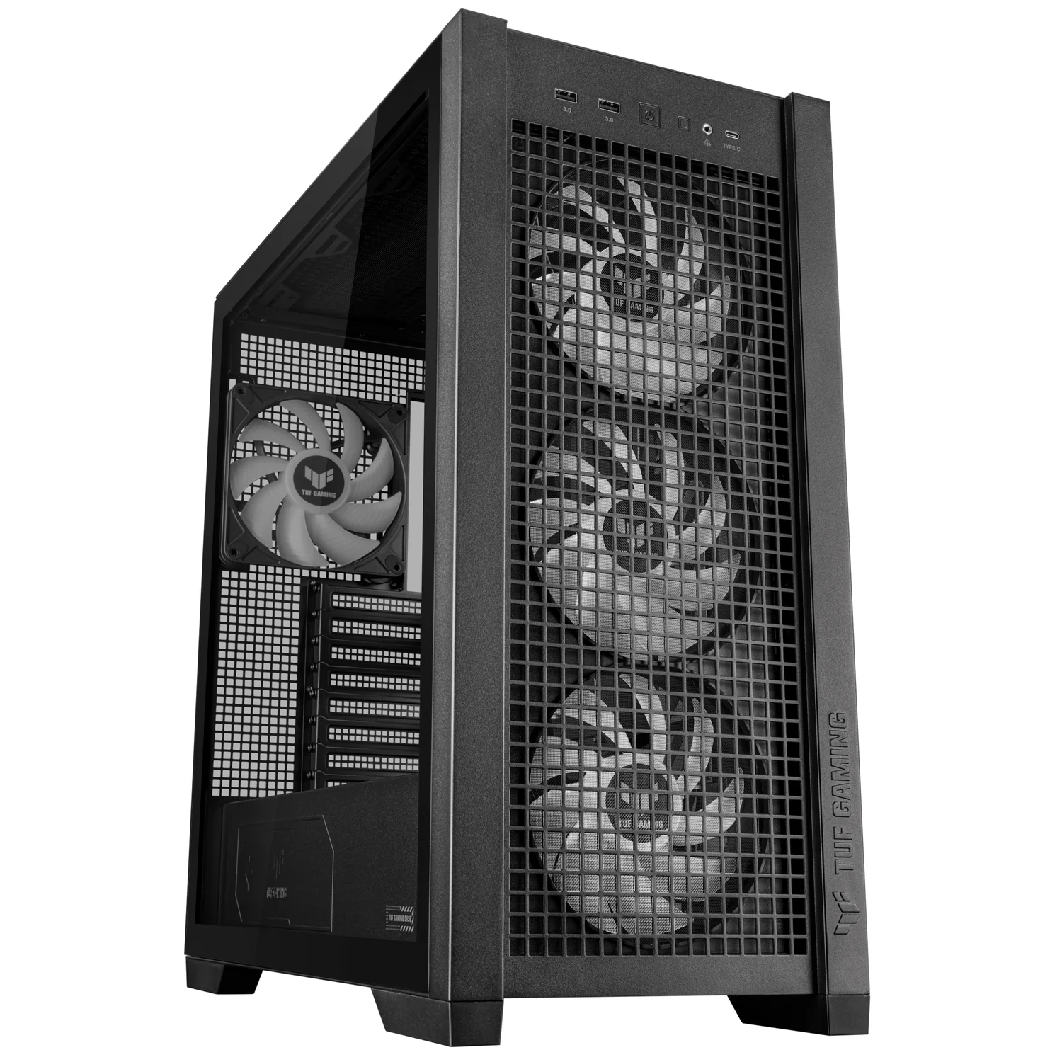 Caixa PC ASUS TUF Gaming GT302 ARGB Midi Tower EATX Preta - Imagem 10