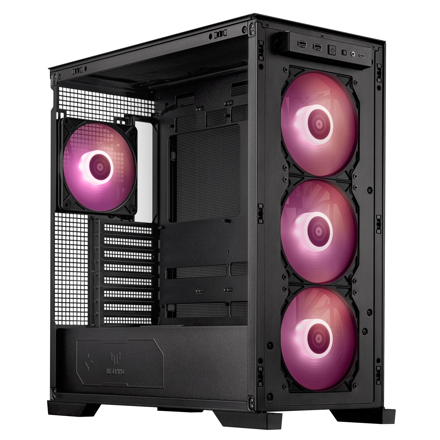 Caixa PC ASUS TUF Gaming GT302 ARGB Midi Tower EATX Preta - Imagem 16