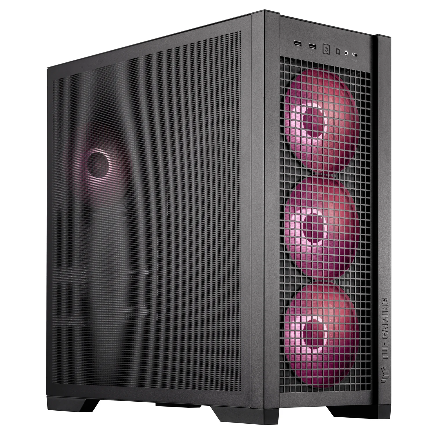 Caixa PC ASUS TUF Gaming GT302 ARGB Midi Tower EATX Preta - Imagem 13
