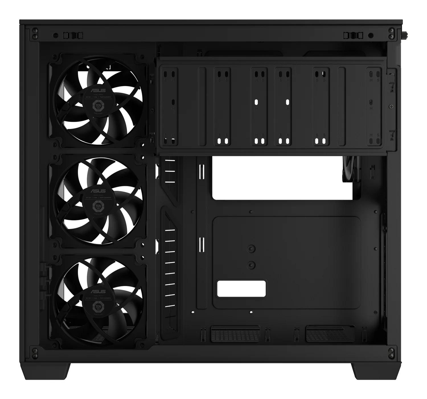 Caixa para PC ASUS A32 Plus Midi Tower ATX Vidro Temperado ARGB USB-C Preta - Imagem 11