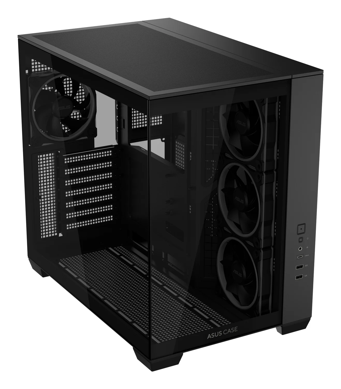 Caixa para PC ASUS A32 Plus Midi Tower ATX Vidro Temperado ARGB USB-C Preta - Imagem 3