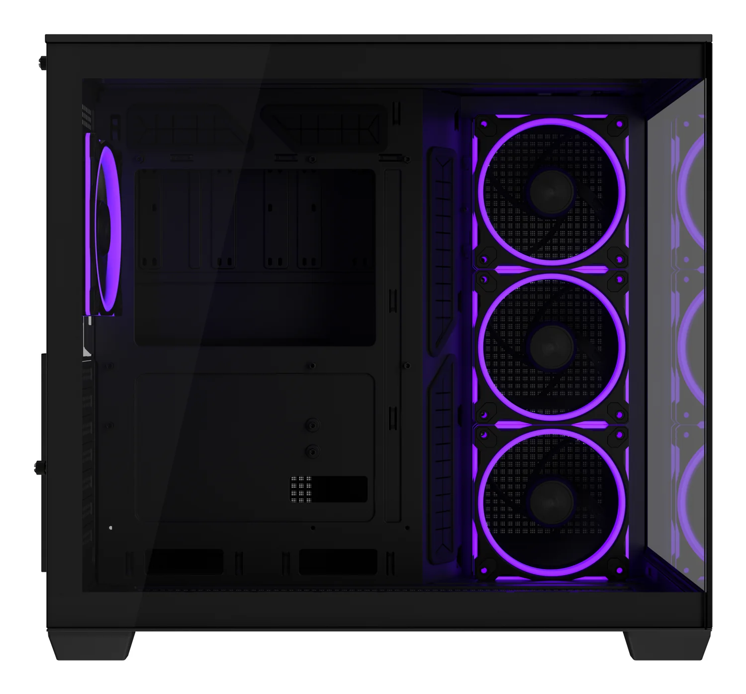 Caixa para PC ASUS A32 Plus Midi Tower ATX Vidro Temperado ARGB USB-C Preta - Imagem 7