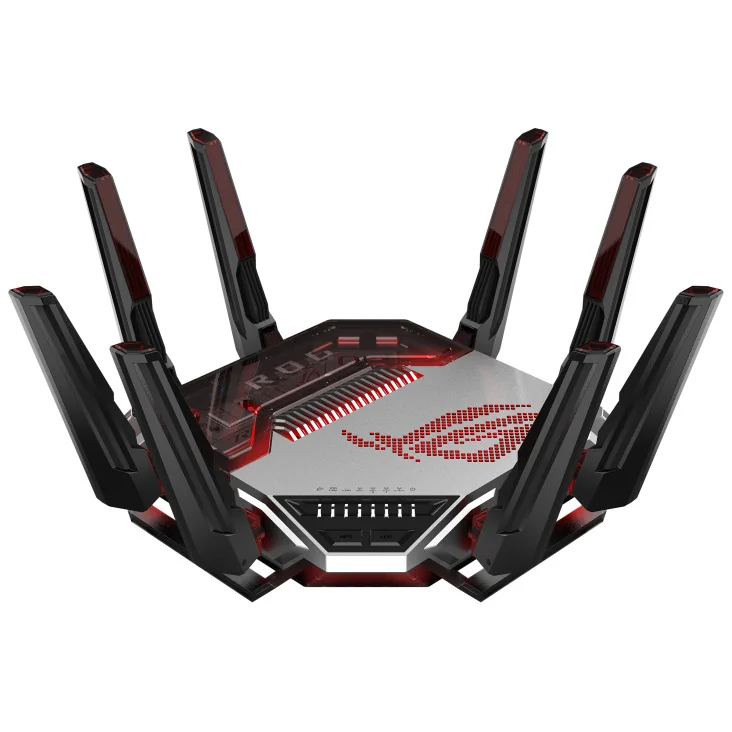 Router Gaming Asus ROG Rapture GT-BN98 Quad-Band WiFi 8 11529Mbps Dual 10G AiMesh Preto