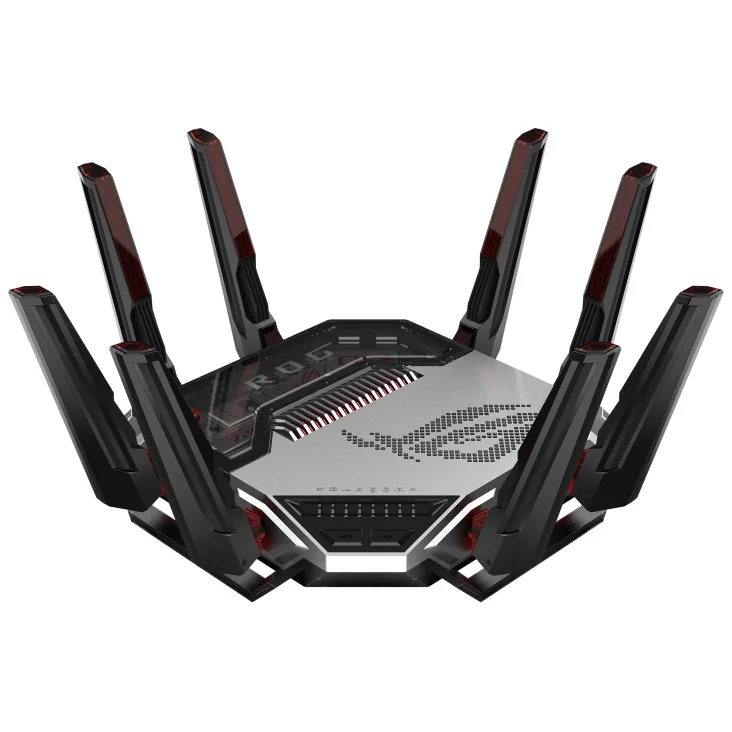 Router Gaming Asus ROG Rapture GT-BN98 Quad-Band WiFi 8 11529Mbps Dual 10G AiMesh Preto - Imagem 6