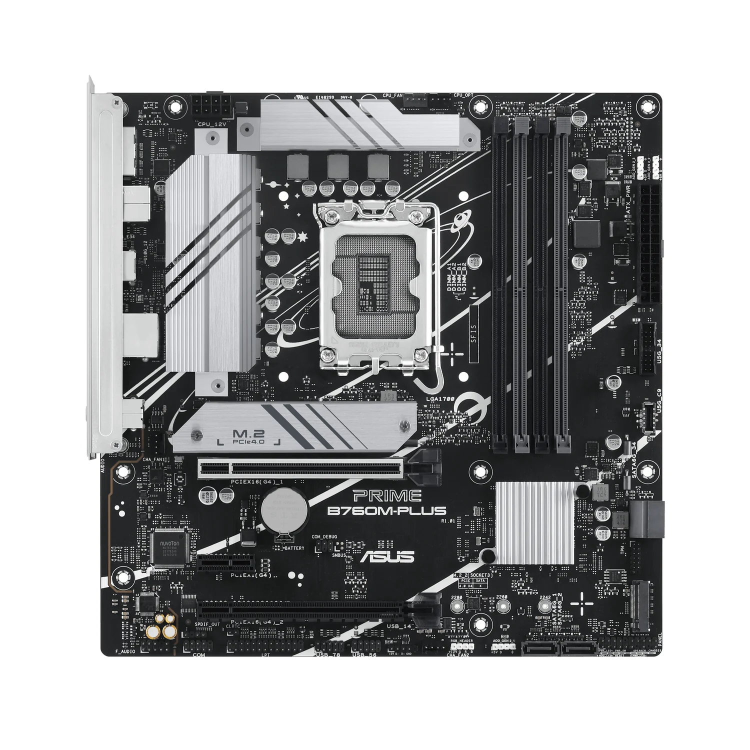 Motherboard Asus Prime B760M-Plus Intel B760 LGA 1700 DDR5 microATX - Imagem 1