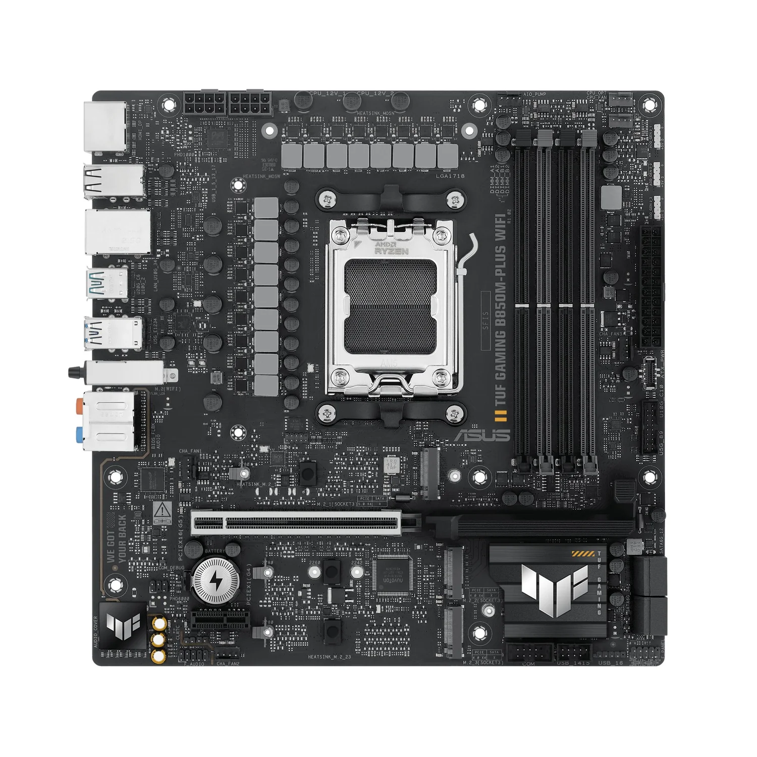 Motherboard ASUS TUF Gaming B850M-Plus WiFi AMD B850 Socket AM5 micro ATX DDR5