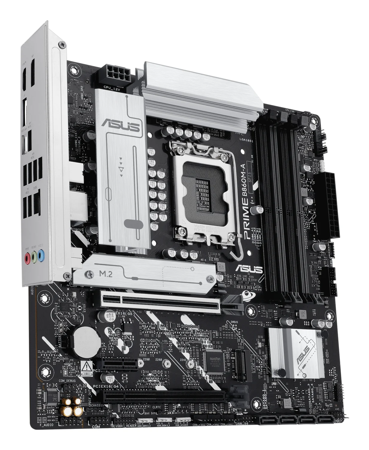 Motherboard ASUS Prime B860M-A-CSM Intel B860 LGA 1851 micro ATX DDR5 - Imagem 4