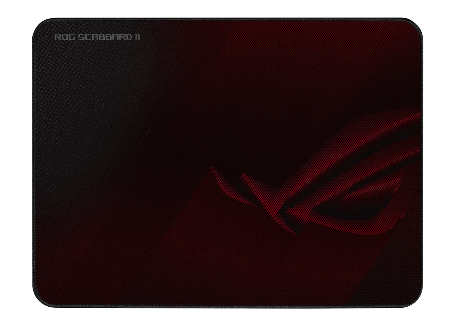 Tapete gaming ASUS ROG Scabbard II tamanho médio anti-derrapante vermelho