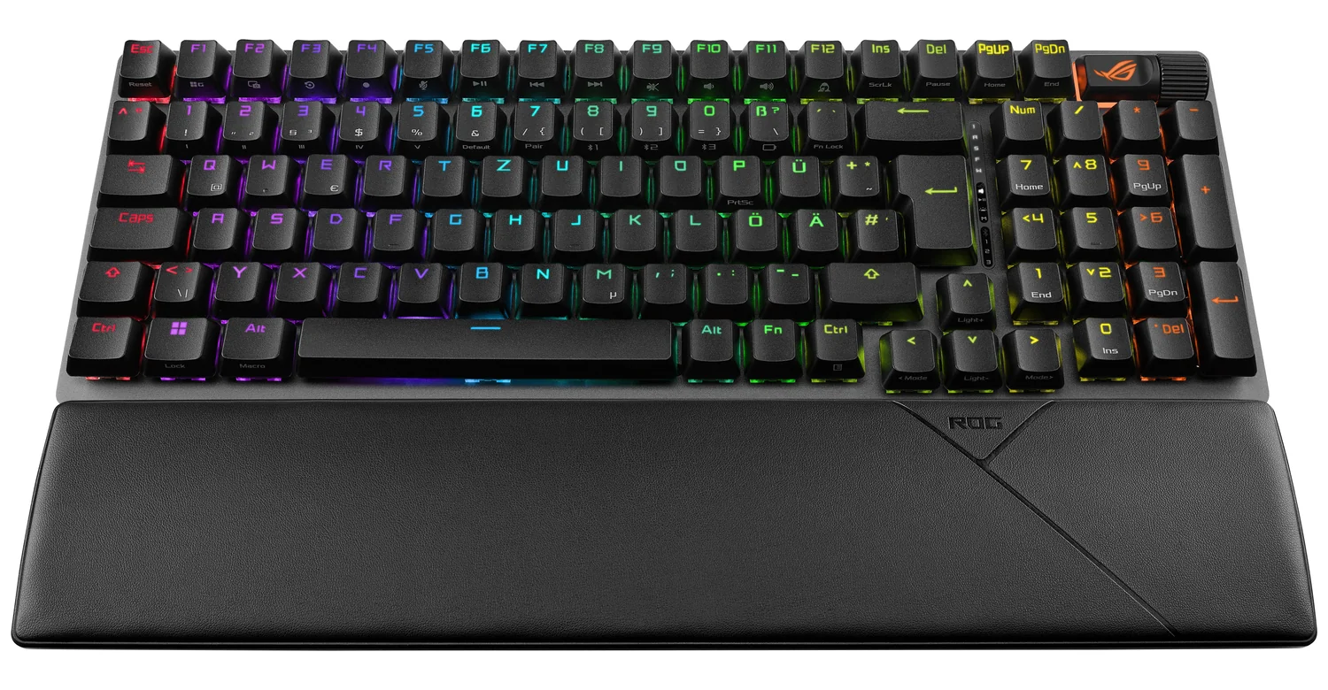 Teclado mecânico Asus ROG Strix Scope II 96 Wireless Preto - Imagem 3