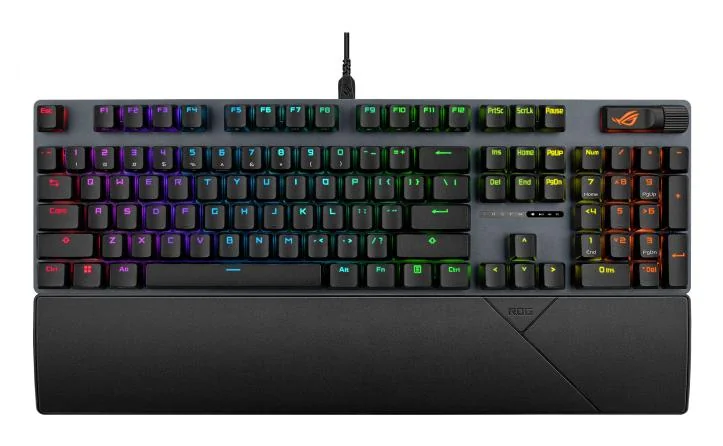 Teclado mecânico gaming Asus ROG Strix Scope II X RGB switches NX Snow USB-C preto