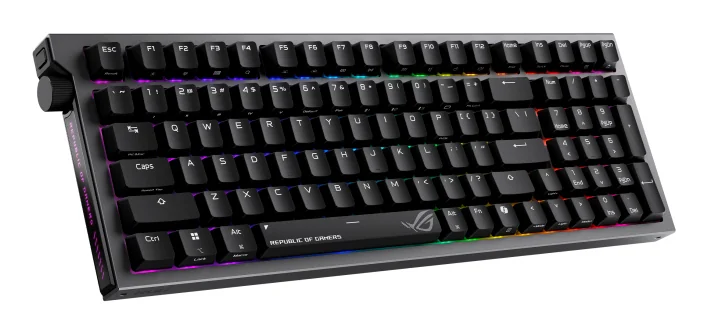 Teclado gaming Asus ROG Strix Morph 96 mecânico sem fios QWERTZ Preto - Imagem 5