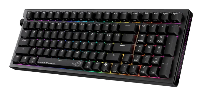 Teclado gaming Asus ROG Strix Morph 96 mecânico sem fios QWERTZ Preto - Imagem 2