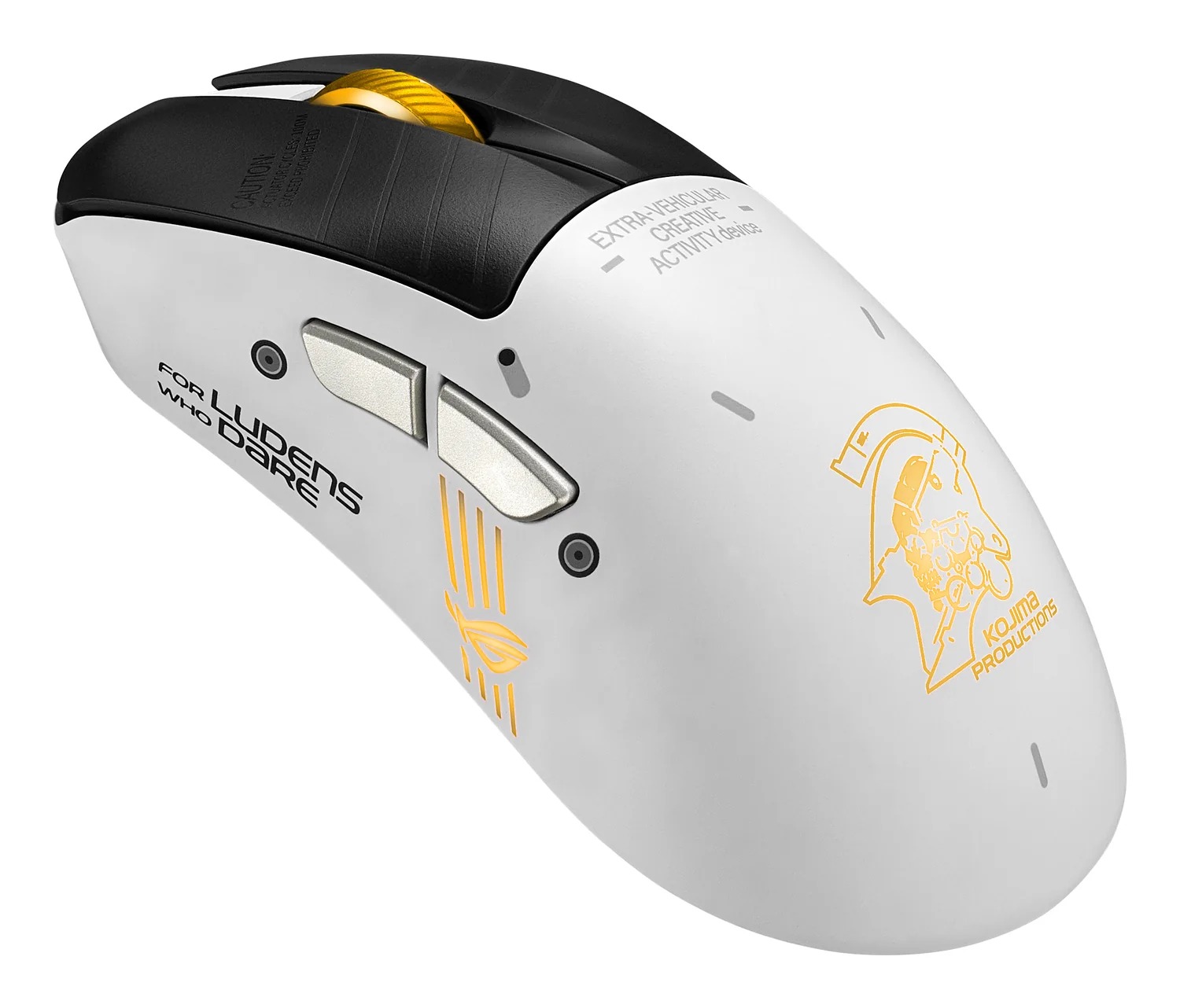 Rato gaming sem fios ASUS ROG Keris II Origin 42000 DPI branco - Imagem 4