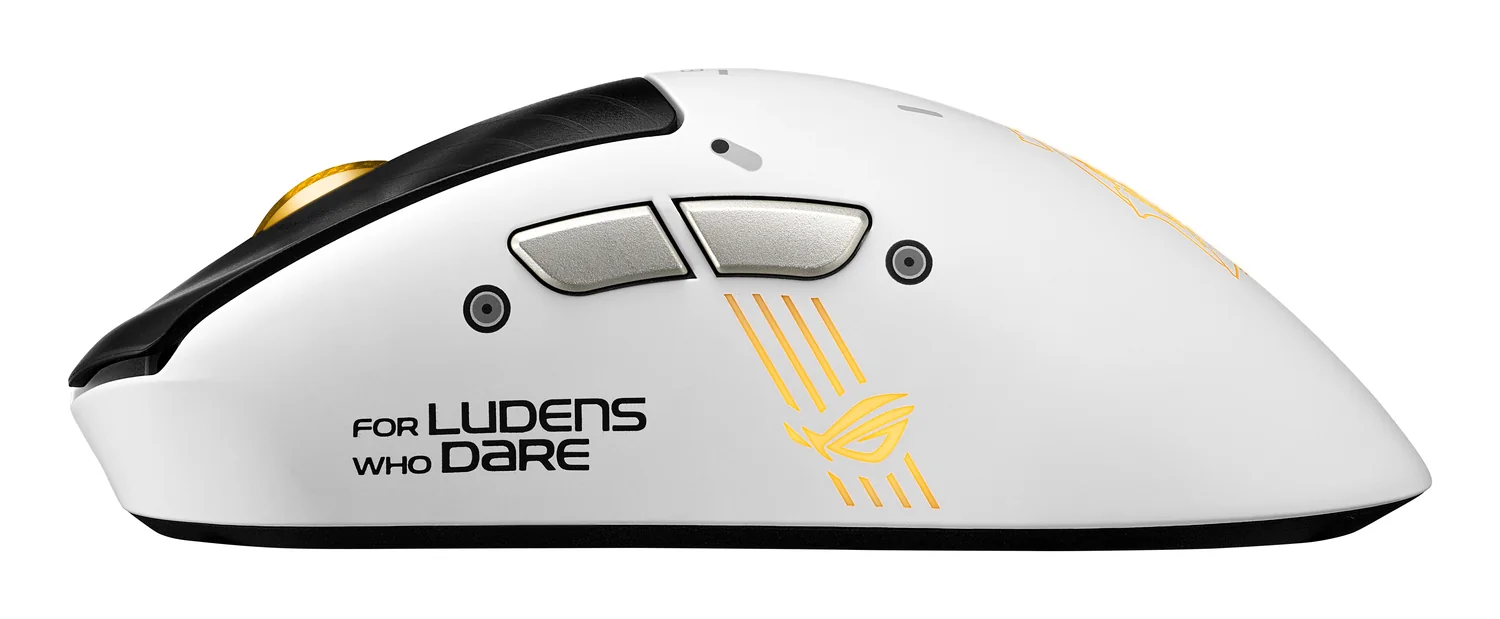 Rato gaming sem fios ASUS ROG Keris II Origin 42000 DPI branco - Imagem 5