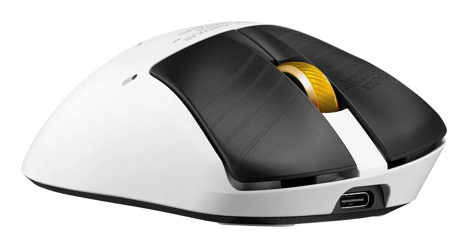 Rato gaming sem fios ASUS ROG Keris II Origin 42000 DPI branco - Imagem 7