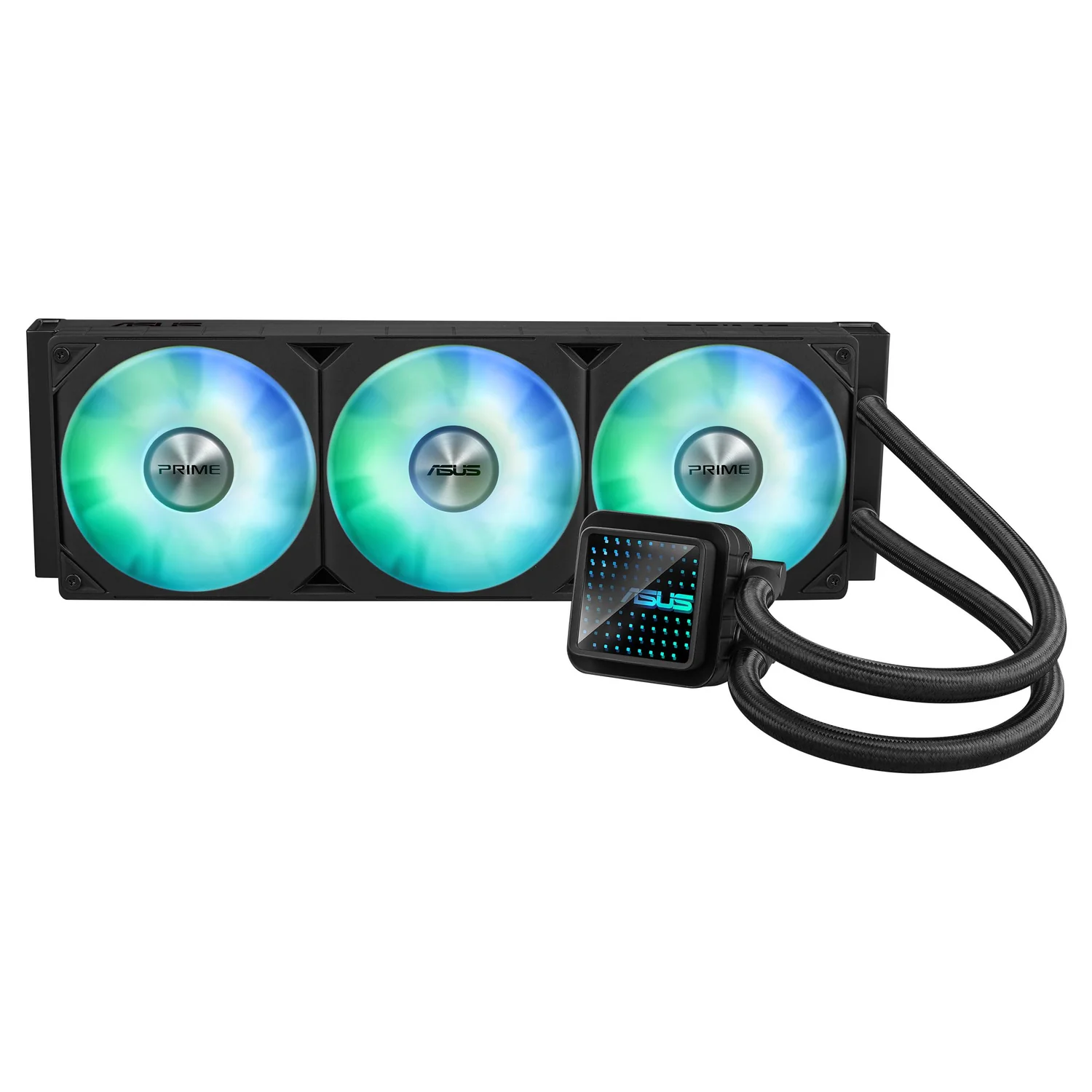 Refrigerador Líquido AIO CPU 360mm Asus Prime LC 360 ARGB, 3 Ventoinhas 120mm, Preto