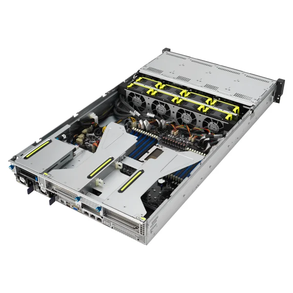 Servidor rack 2U ASUS RS520A-E12-RS12U AMD EPYC 1600W preto - Imagem 5
