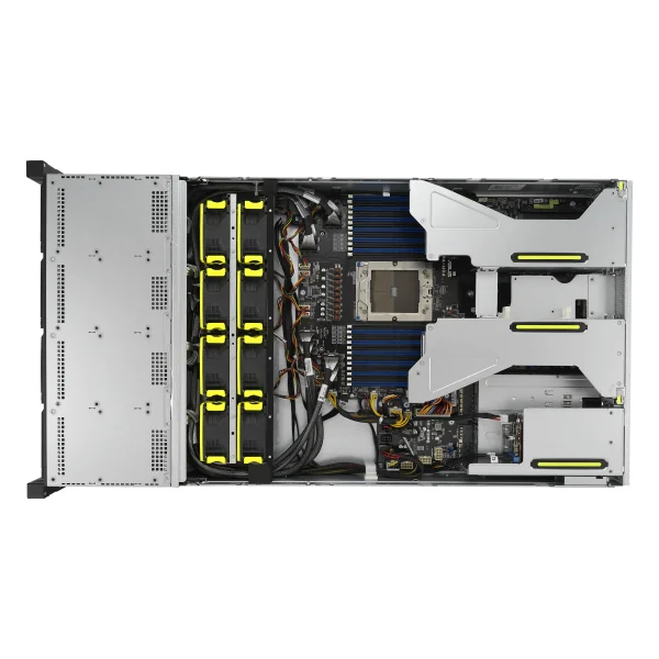 Servidor rack 2U ASUS RS520A-E12-RS12U AMD EPYC 1600W preto - Imagem 6