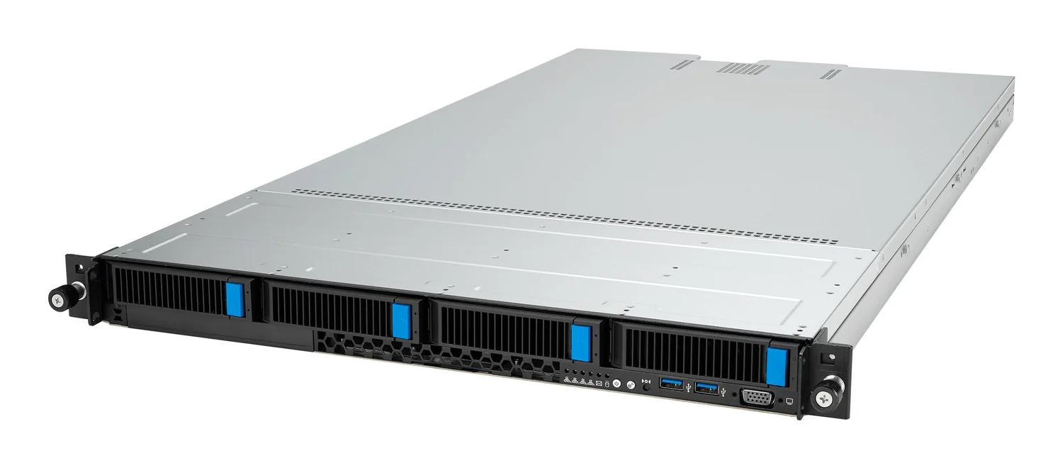 Servidor rack 1U ASUS RS501A-E12-RS4 AMD EPYC 9004 1600W Titanium - Imagem 1