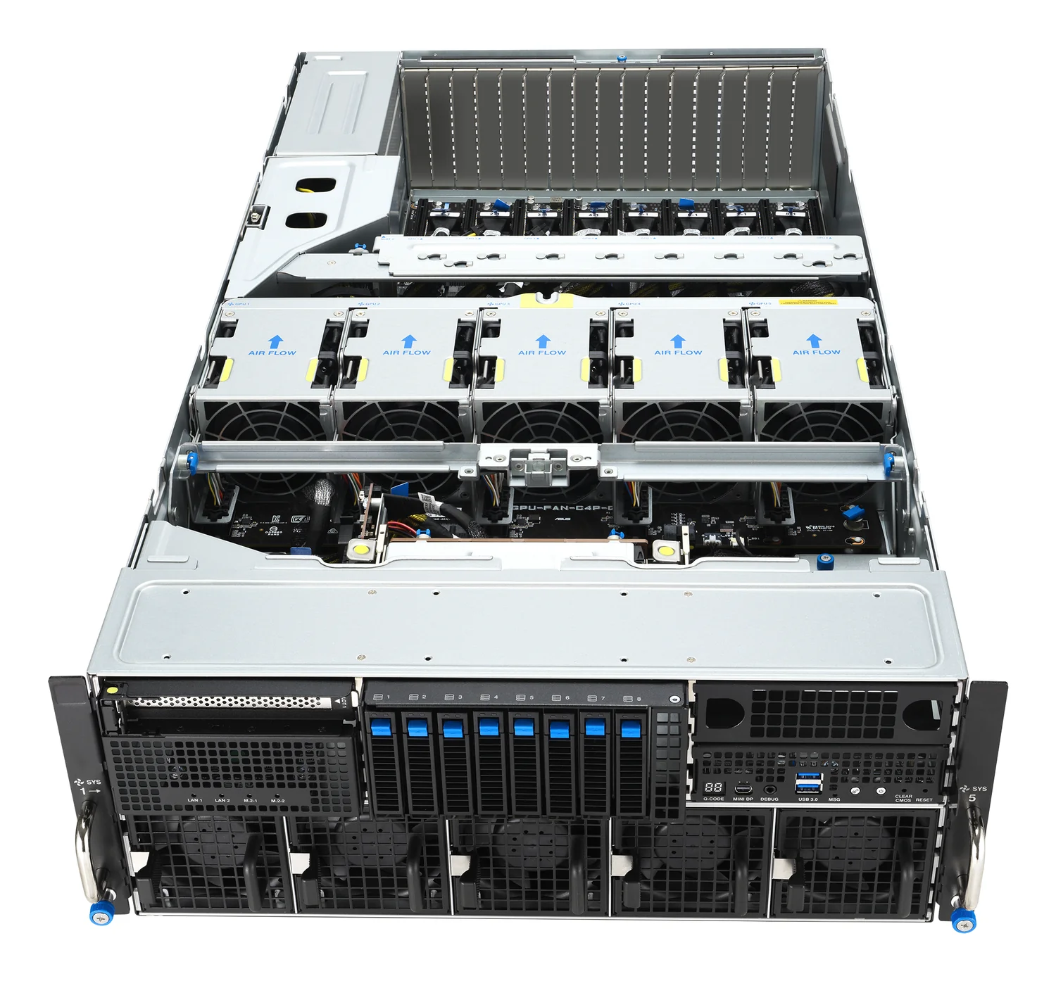 Servidor Asus ESC8000A-E13 SKU2 Rack 4U AMD EPYC 3200W - Imagem 11