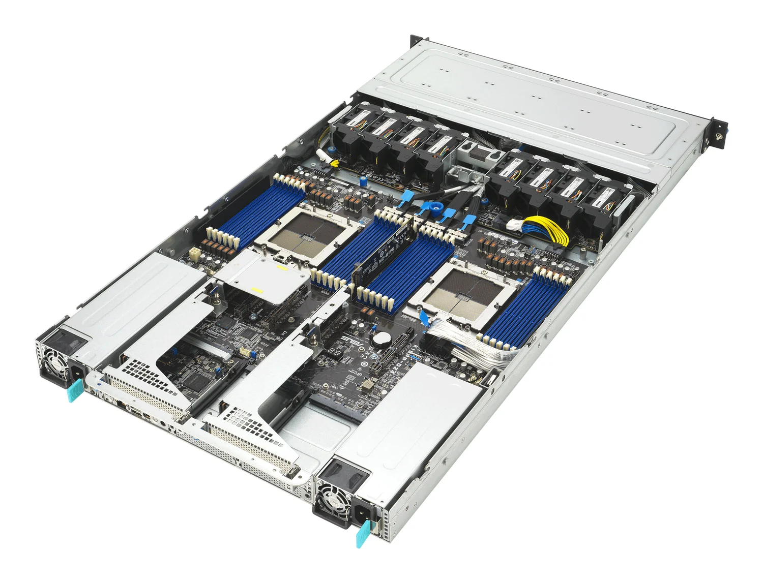 Servidor ASUS RS700A-E13-RS12U rack 1U dual EPYC DDR5 2000W - Imagem 5