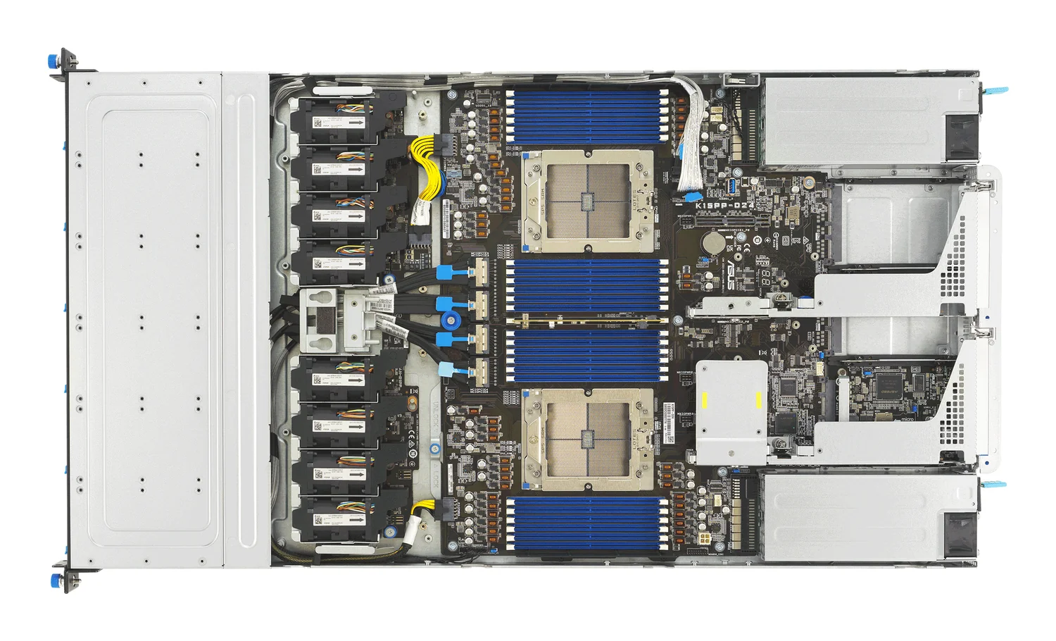 Servidor ASUS RS700A-E13-RS12U rack 1U dual EPYC DDR5 2000W - Imagem 9