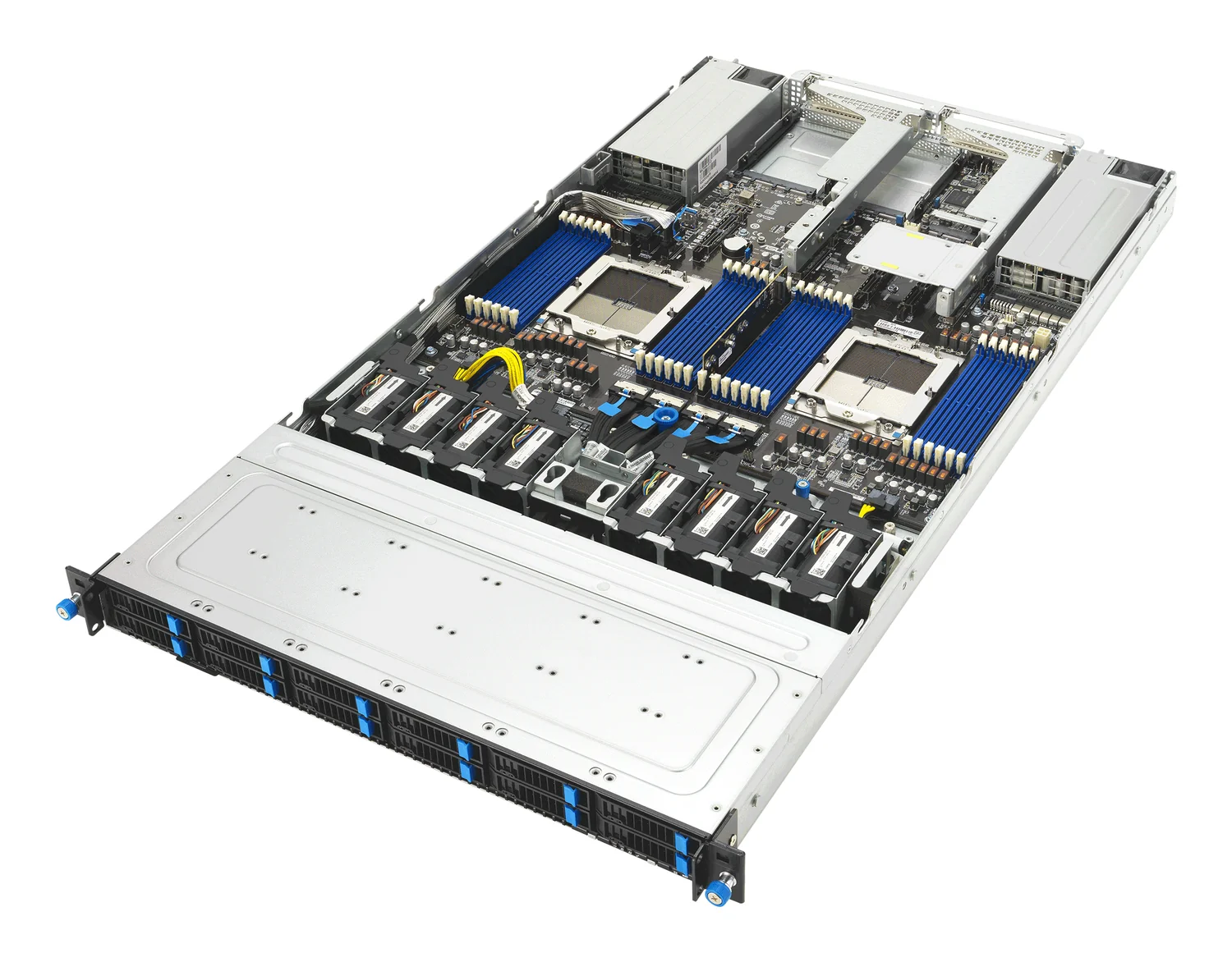 Servidor ASUS RS700A-E13-RS12U rack 1U dual EPYC DDR5 2000W - Imagem 4
