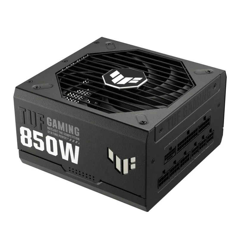 Fonte de alimentação ASUS TUF Gaming 850W Gold ATX 3.1 totalmente modular preta