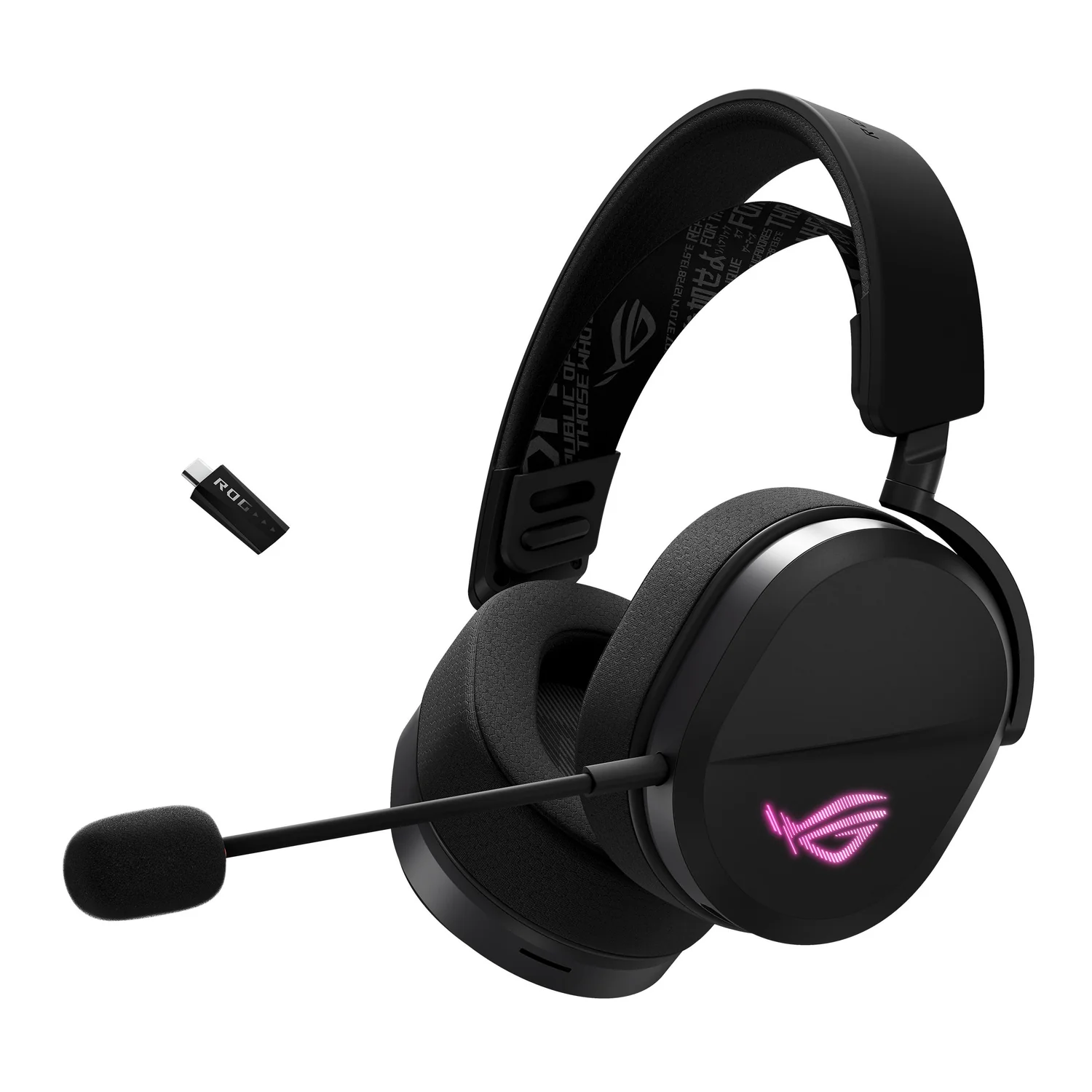 Auscultadores gaming Asus ROG Pelta RGB sem fios USB-C Bluetooth Preto