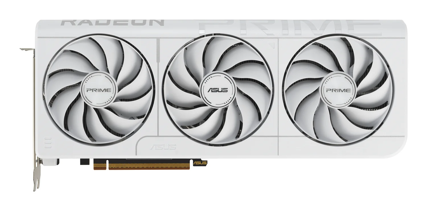 Placa gráfica ASUS Prime Radeon RX 9070 XT OC 16GB GDDR6 Branca - Imagem 1