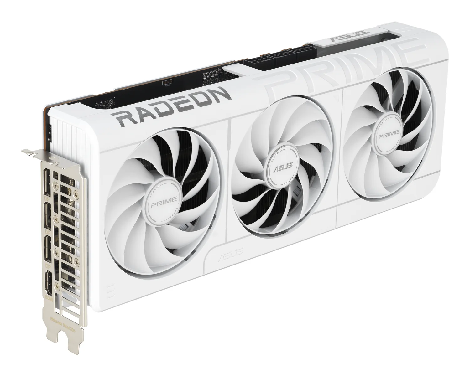 Placa gráfica ASUS Prime Radeon RX 9070 XT OC 16GB GDDR6 Branca - Imagem 2