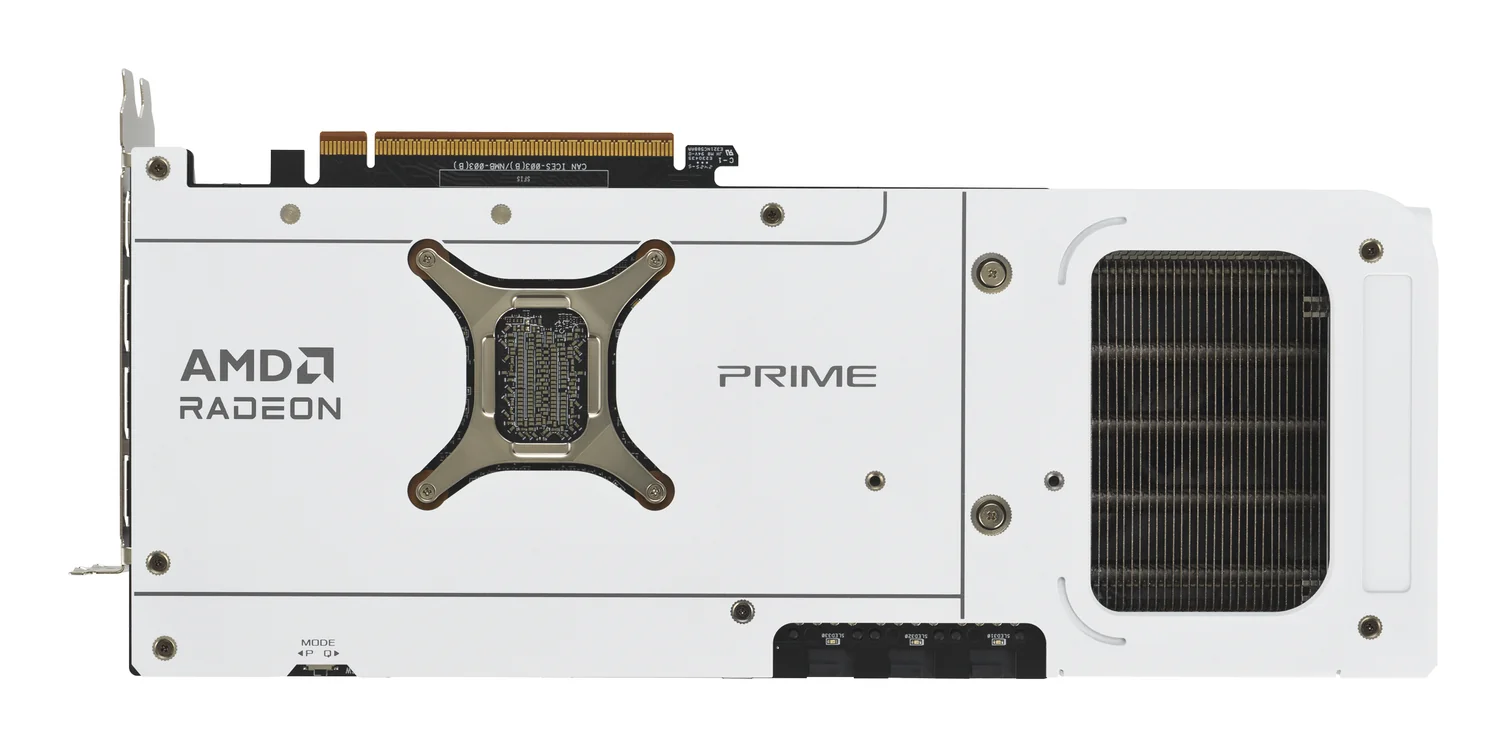 Placa gráfica ASUS Prime Radeon RX 9070 XT OC 16GB GDDR6 Branca - Imagem 9