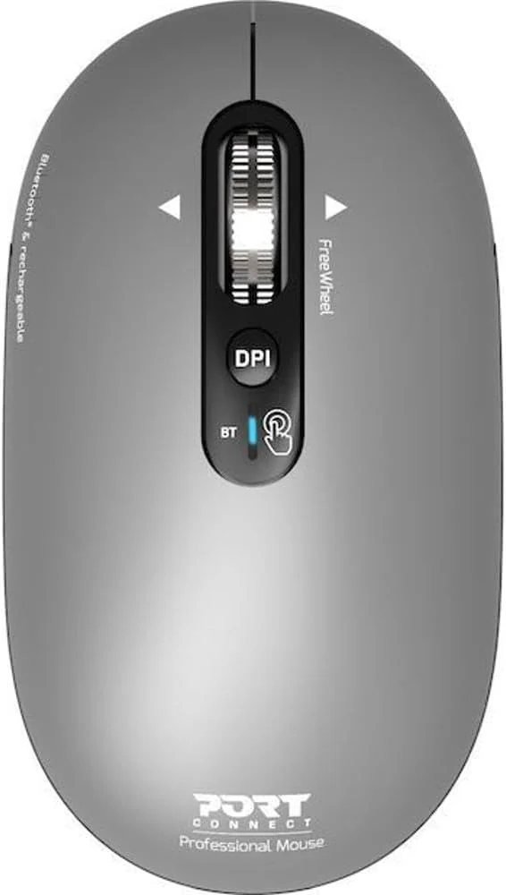 Rato Bluetooth Sem Fios Recarregável Port Designs PURE MAC