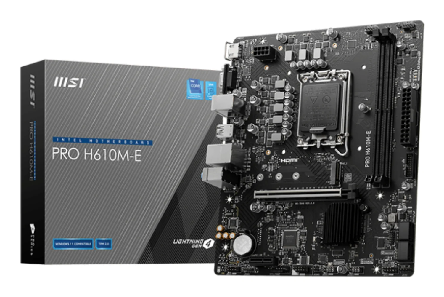 Motherboard MSI PRO H610M-E Intel LGA 1700 DDR5 Micro-ATX