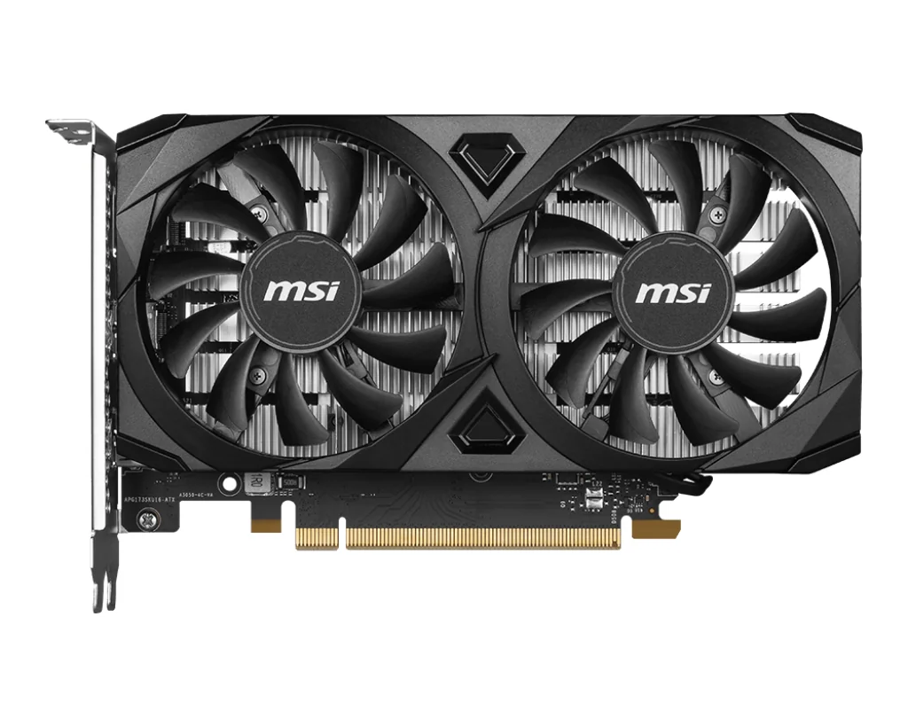 Placa Gráfica MSI GeForce RTX 3050 VENTUS 2X E 6GB GDDR6 OC PCIe 4.0 HDMI DisplayPort - Imagem 2
