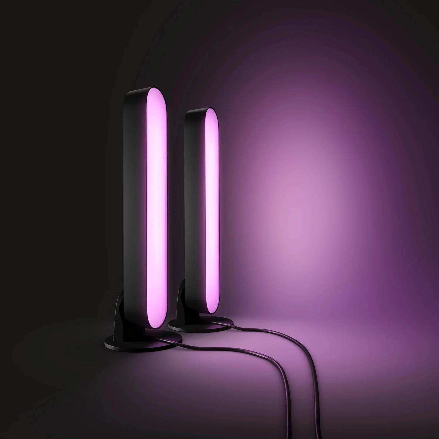 Barra de Luz Inteligente Philips Hue Play Pack Duplo Preto Multicolor Bluetooth - Imagem 3