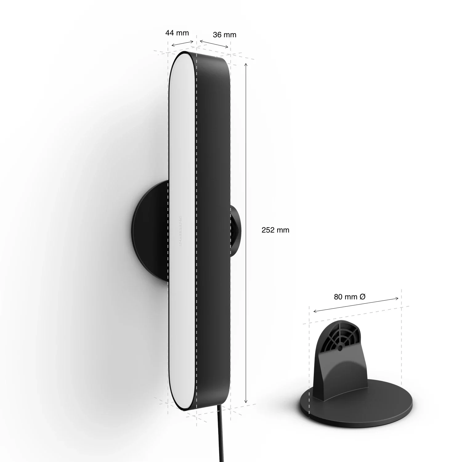 Barra de Luz Inteligente Philips Hue Play Pack Duplo Preto Multicolor Bluetooth - Imagem 7