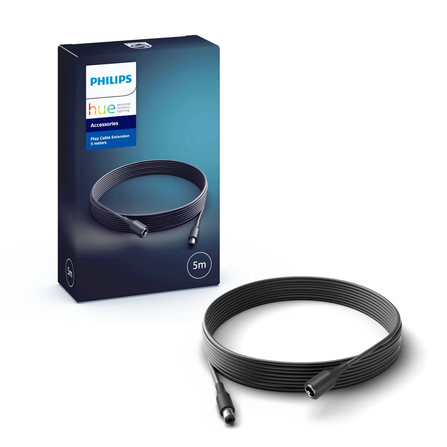 Cabo Extensão Philips Hue Play 5m Acessório Power Supply Wall Plug para Luminárias Hue Play - Imagem 3