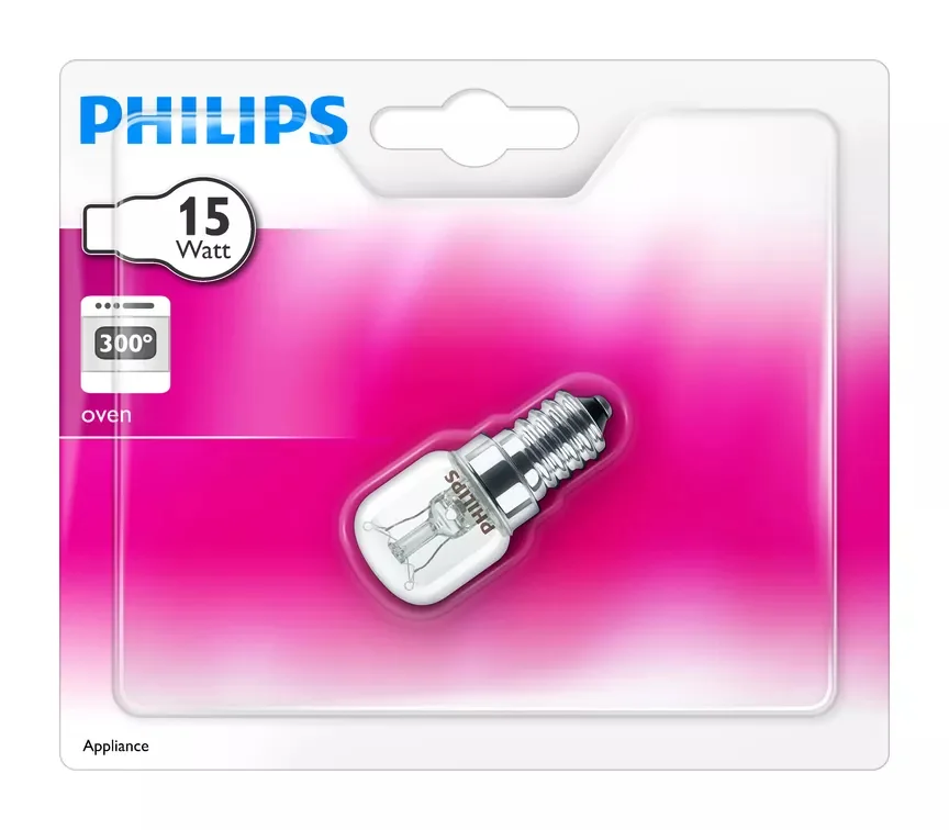 Lâmpada para Forno Philips E14 15,4W 2700K Branco Quente - Imagem 2